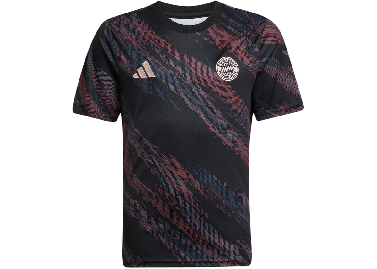 adidas Kids FC Bayern 25/26 Pre-Match Jersey Black - vue secondaire A