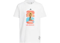 adidas Kids FIFA World Cup 26 Host City Los Angeles Graphic T-shirt White