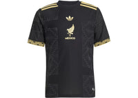 adidas Kids Mexico 25 Gold Jersey Black