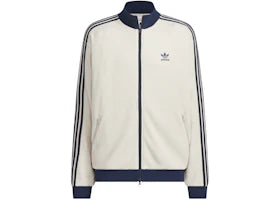adidas Knit Track Top Beige - vue 360