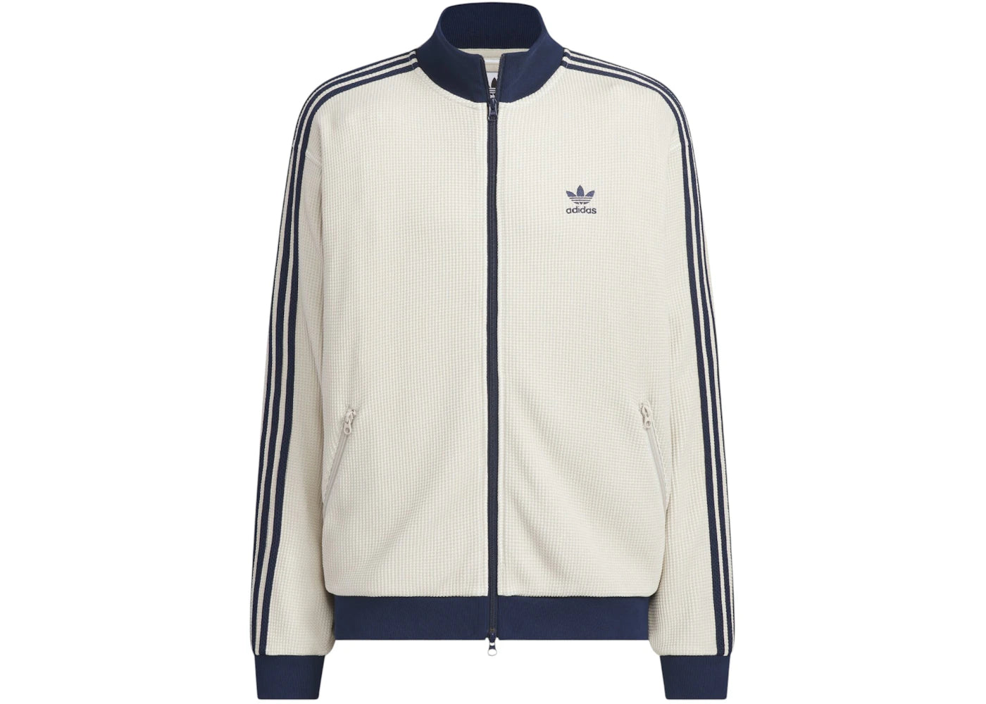 adidas Knit Track Top Beige - vue secondaire A