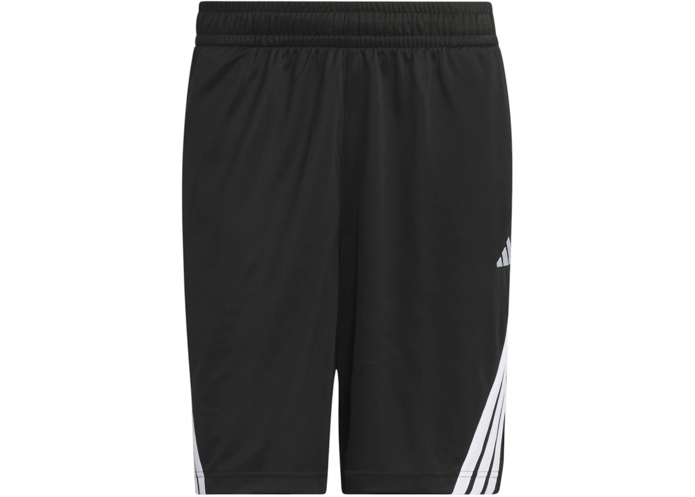 adidas Legends 3-Stripes Shorts Black White - vue 360