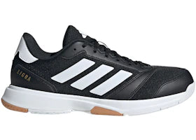 adidas Ligra 8 Indoor Core Black Cloud White - vue 360