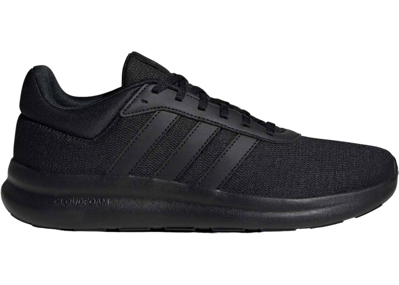 adidas Lite Racer 4.0 Core Black Grey - vue 360