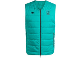 adidas Liverpool FC Terrace Icons Vest Black Sea Green
