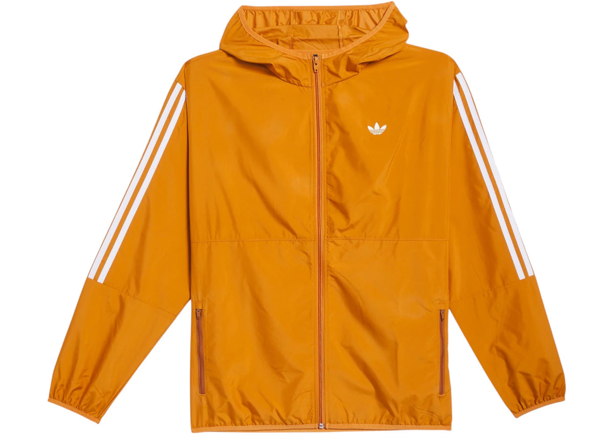 adidas Logo Windbreaker Rustic Orange White - vue 360
