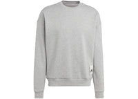 adidas Lounge Fleece Sweatshirt Medium Grey Heather
