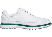 adidas MC80 Spikeless Golf Cloud White Silver Metallic Collegiate Green
