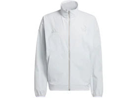 adidas Mahomes Too Cold Woven Zne Track Top Clear Grey