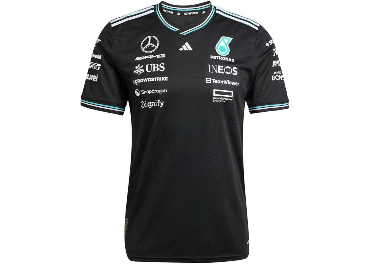 adidas Mercedes AMG Petronas Formula 1 Team Driver Authentic Jersey - vue 360
