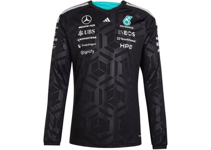 adidas Mercedes AMG Petronas Formula 1 Team Driver L/S Jersey - authentic adidas apparel