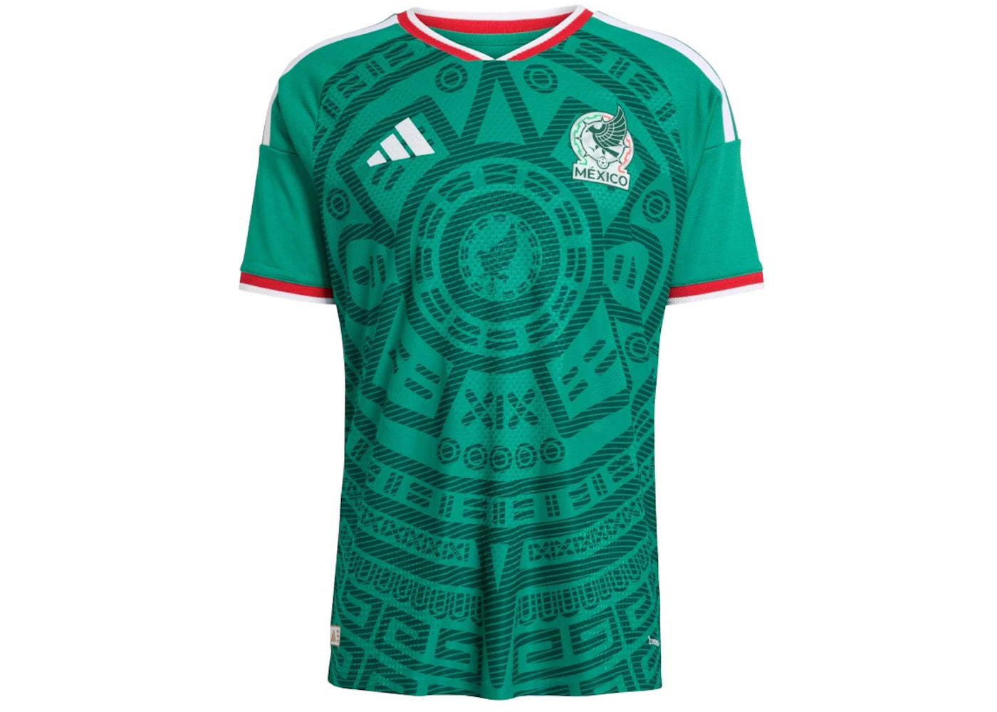 adidas Mexico 2026 Home Authentic Jersey Bold Green - vue 360
