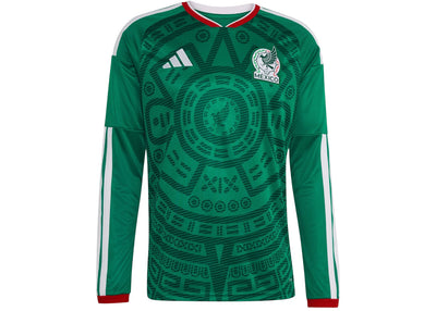 adidas Mexico 2026 Home Replica Long Sleeve Jersey Bold Green