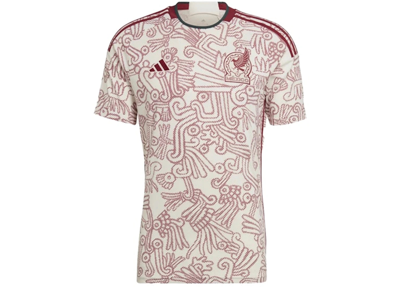 adidas Mexico 22 Away Jersey (US Sizing) Wonder White - vue secondaire A