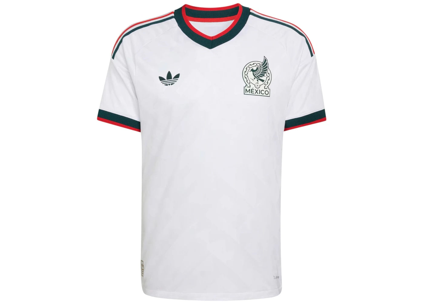 adidas Mexiko 26 Auswärts Authentic Trikot Weiß - vue 360