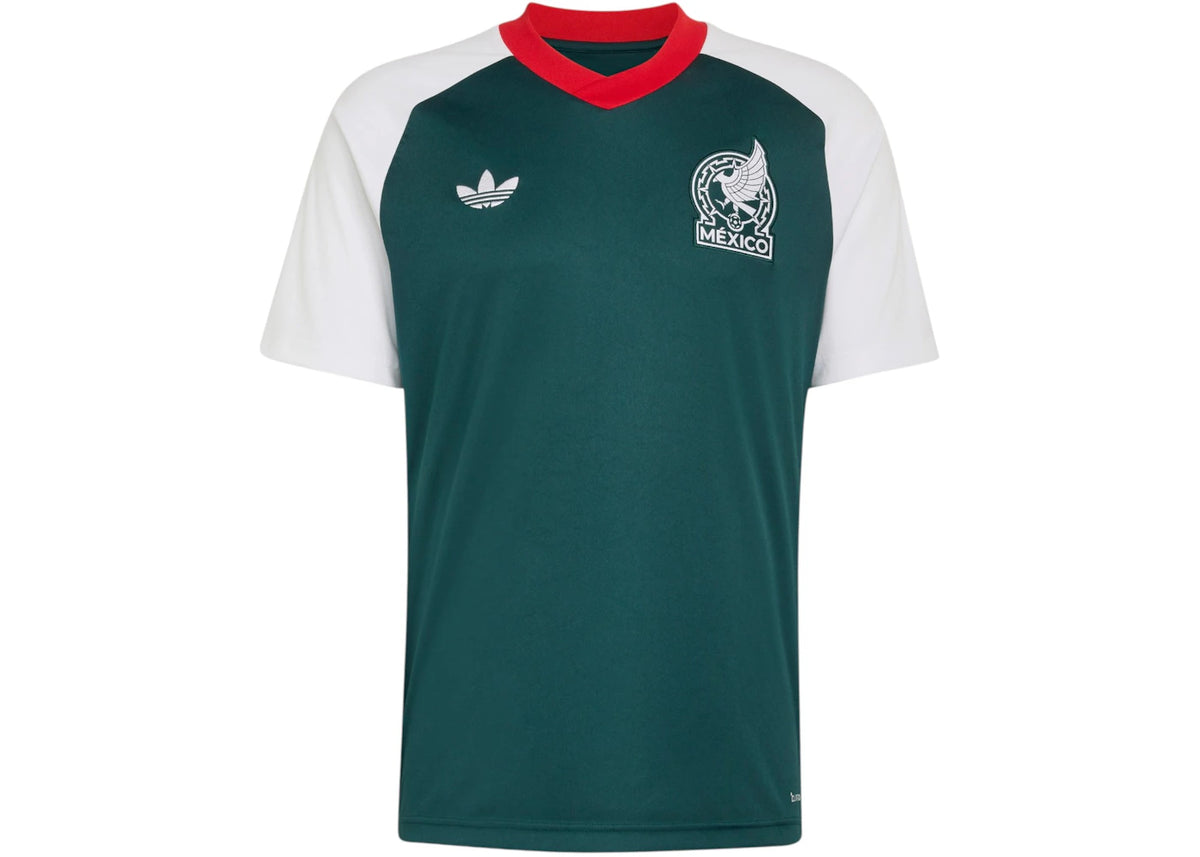 adidas Mexico 26 Away Pre Match Jersey White/Aurora Ivy - vue secondaire A