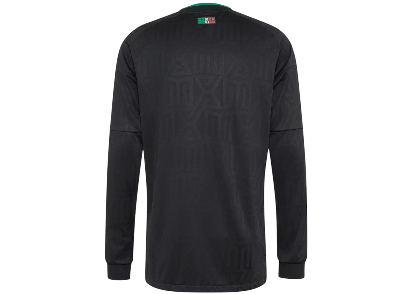 adidas Mexico 26 Third Authentic Long Sleeve Jersey Black - vue secondaire A
