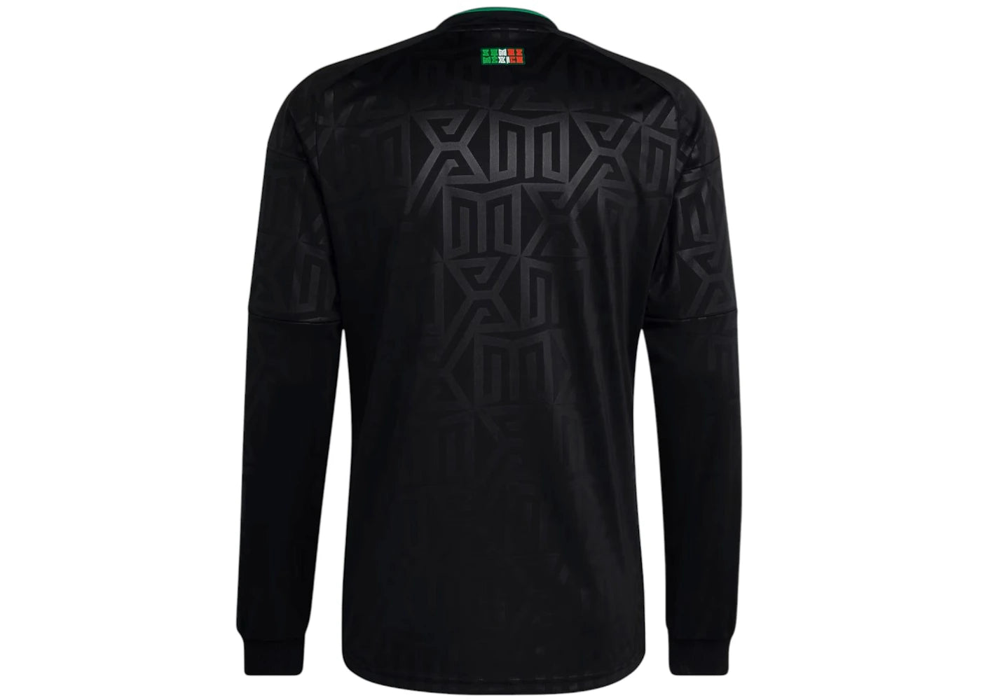 adidas Mexico 26 Third Long Sleeve Jersey Black - vue secondaire A