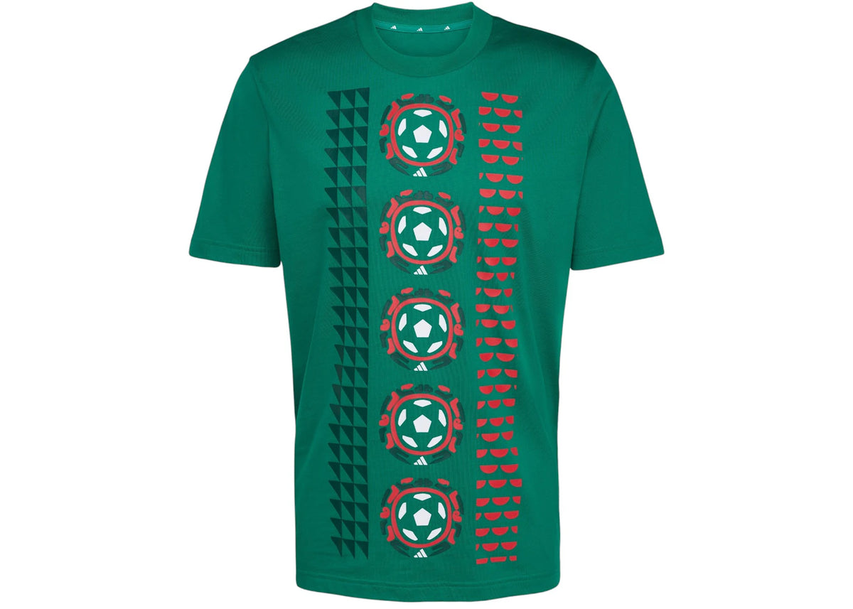 adidas Mexico DNA T-Shirt Bold Green - vue secondaire A