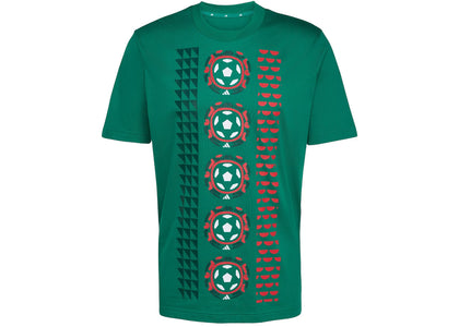 adidas Mexico DNA T-Shirt Bold Green - apparel view 2