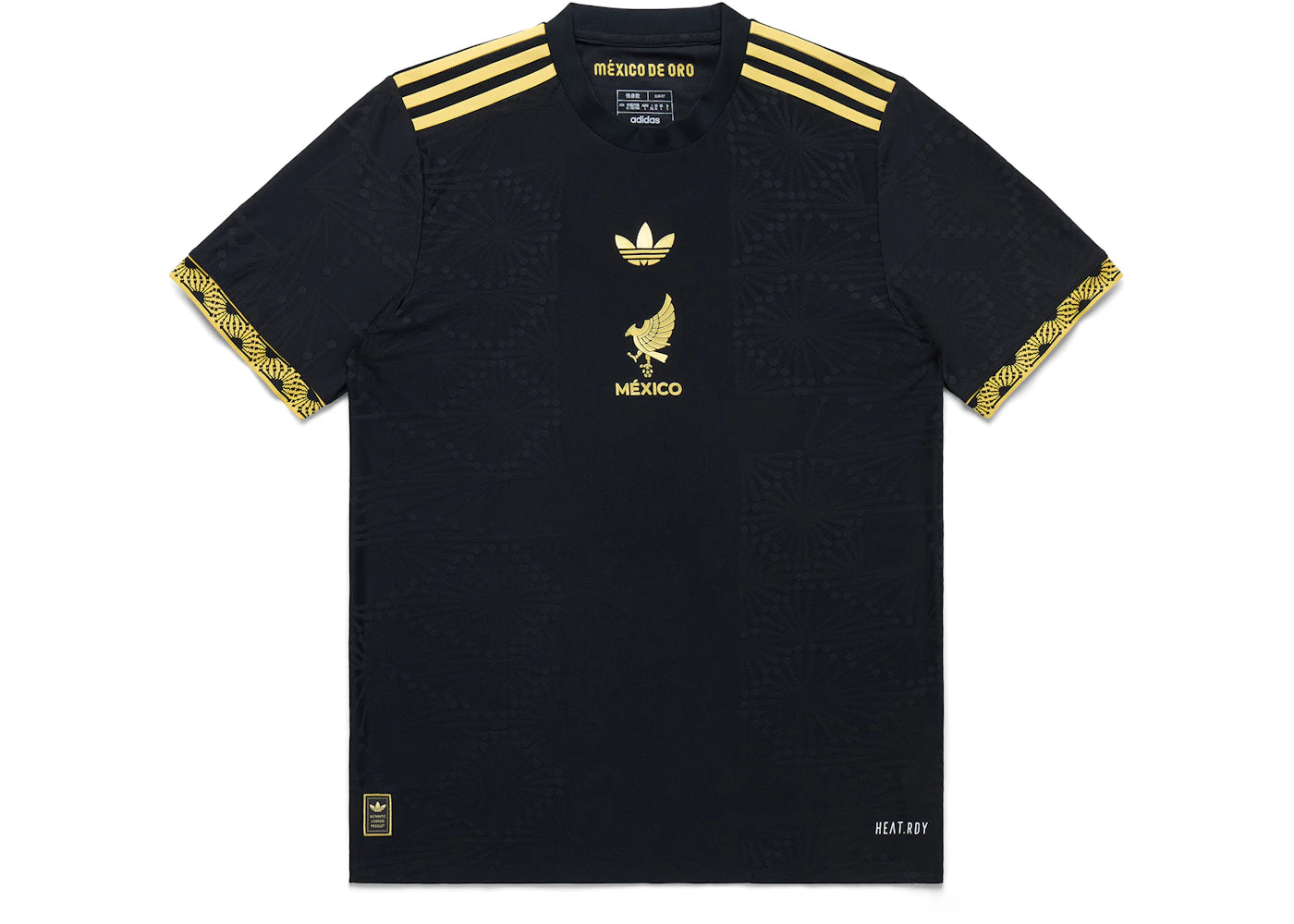 adidas Mexico Gold Jersey Black - vue 360