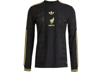 adidas Mexico Gold Long Sleeve Jersey Black