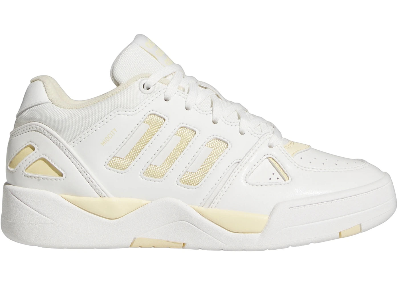 adidas Midcity Low Core White Easy Yellow (Women's) - vue secondaire A