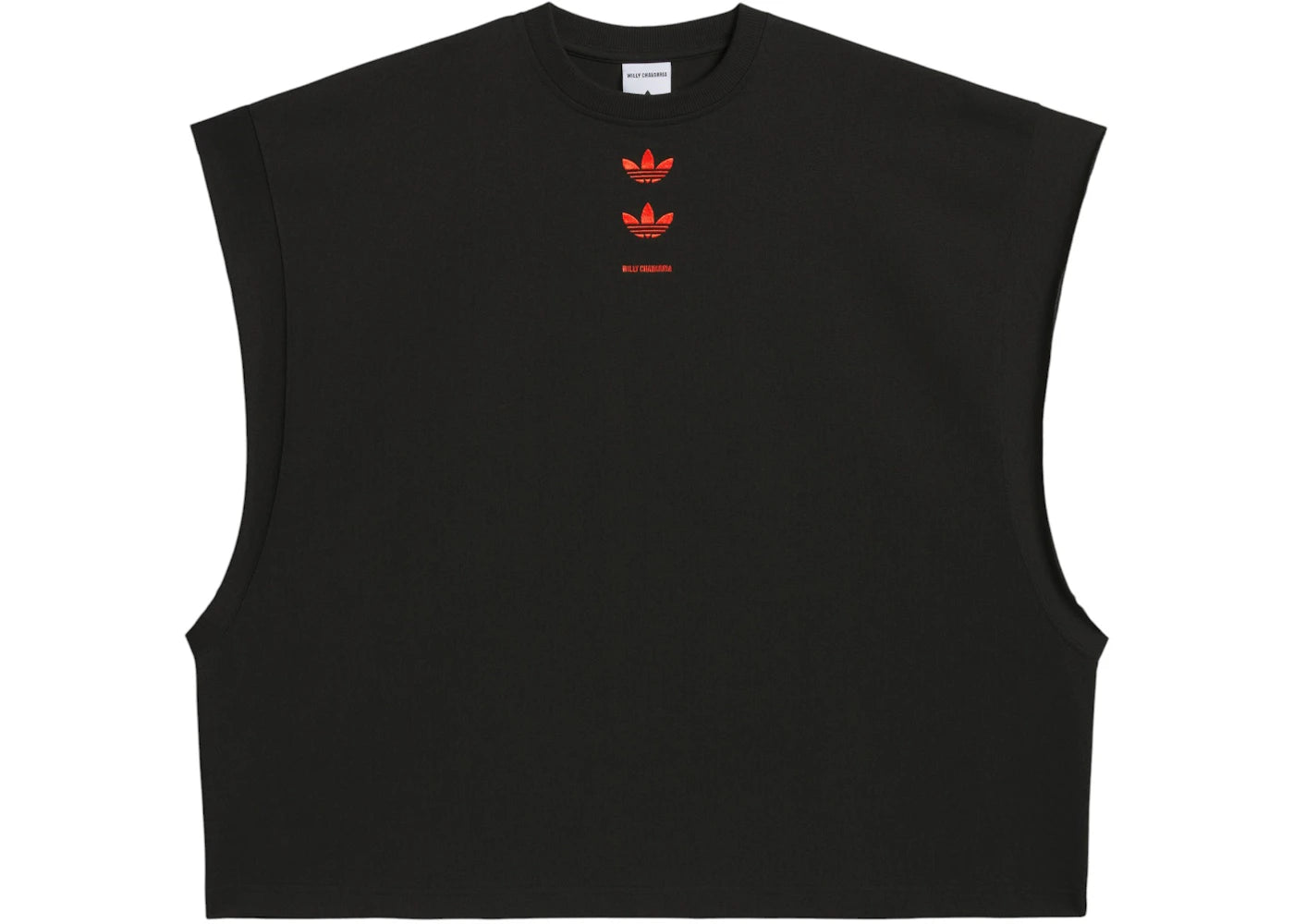 adidas Muscle Tank Top By Willy Chavarria Jabbar Black - vue 360