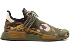 adidas NMD HU Pharrell Animal Print Olive