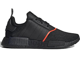 adidas NMD R1 Core Black Solar Red Line - authentic adidas sneakers