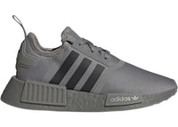 adidas NMD R1 Grey Core Black Silver Metallic (GS)