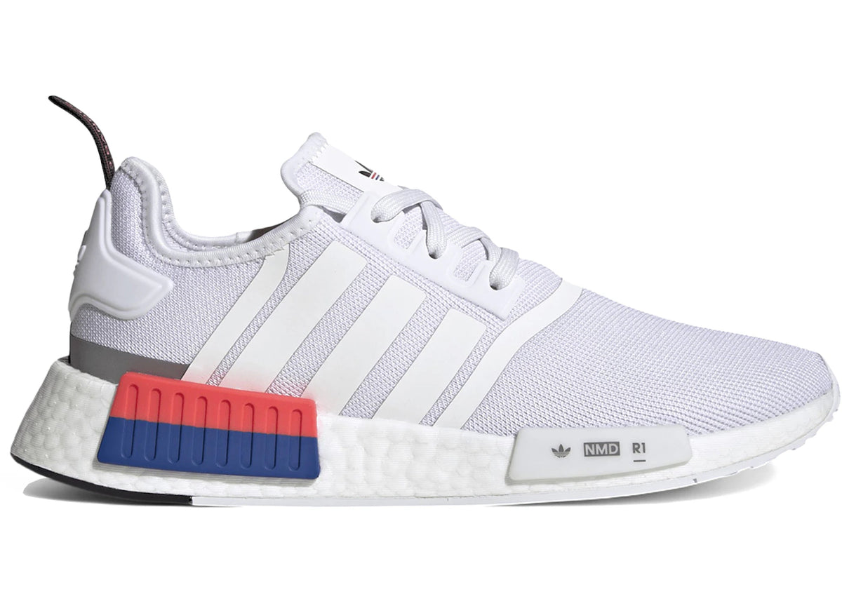 adidas NMD R1 White Bright Red - vue secondaire A