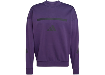 adidas New Z.N.E. Sweatshirt Aurora Plum - authentic adidas apparel