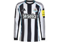 adidas Newcastle United FC 25/26 Long Sleeve Home Jersey Black White