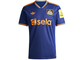 adidas Newcastle United FC 25/26 Third Jersey Victory Blue Bahia Orange - authentic adidas apparel