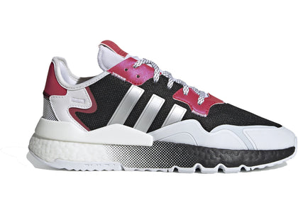adidas Nite Jogger Silver Metallic Pink - authentic adidas sneakers