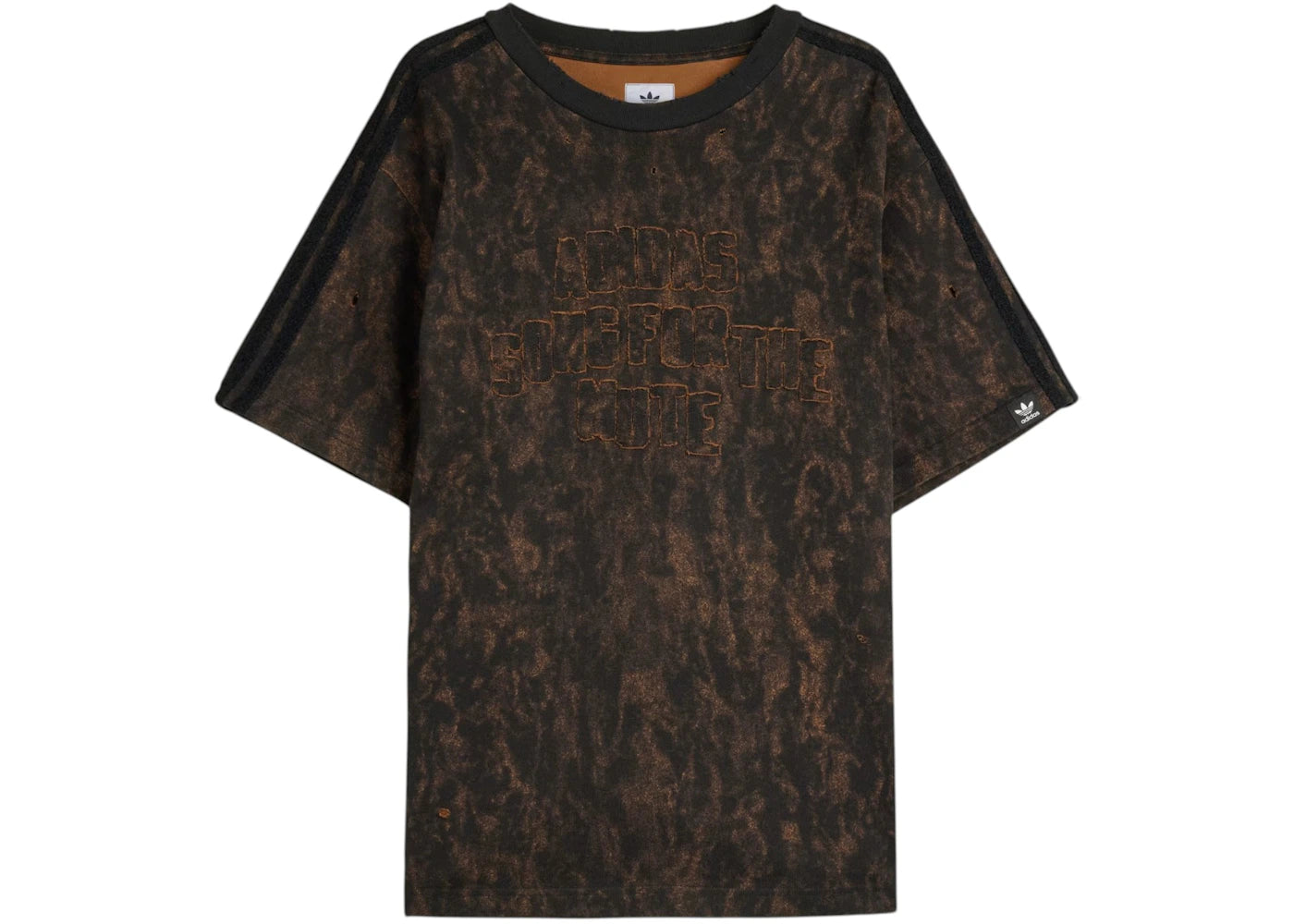 adidas Original Song For The Mute ADI006 Short Sleeves T-shirt (Asia Sizing) Black/Wild Brown - vue secondaire A