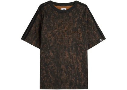 adidas Original Song For The Mute ADI006 Short Sleeves T-shirt (Asia Sizing) Black/Wild Brown - apparel view 2