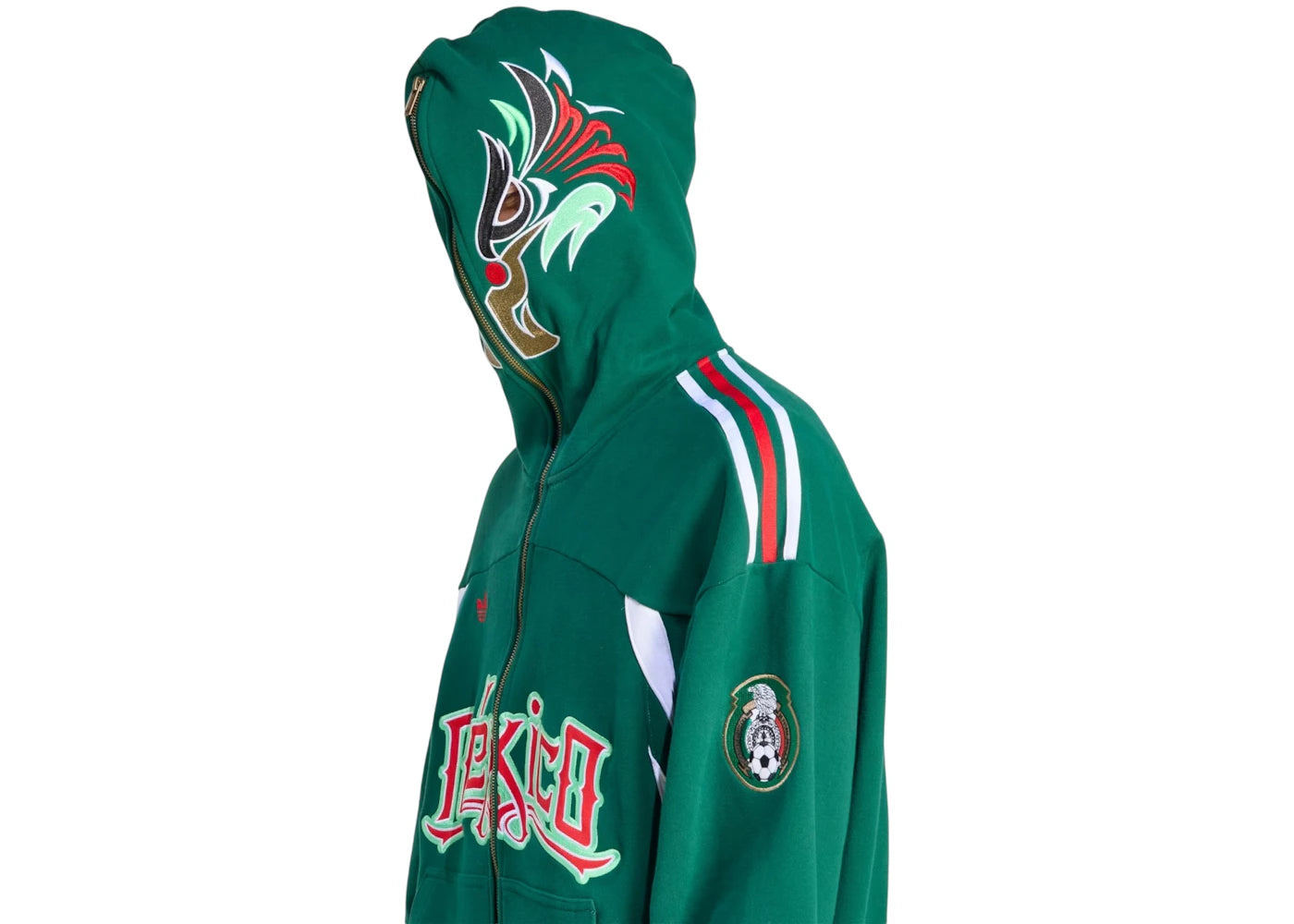 adidas Originals FIFA World Cup 26 Mexico Hoodie Collegiate Green - vue secondaire B
