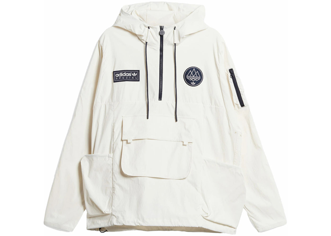 adidas Originals Spezial Todmorden Smock Jacke Kreideweiß - vue 360