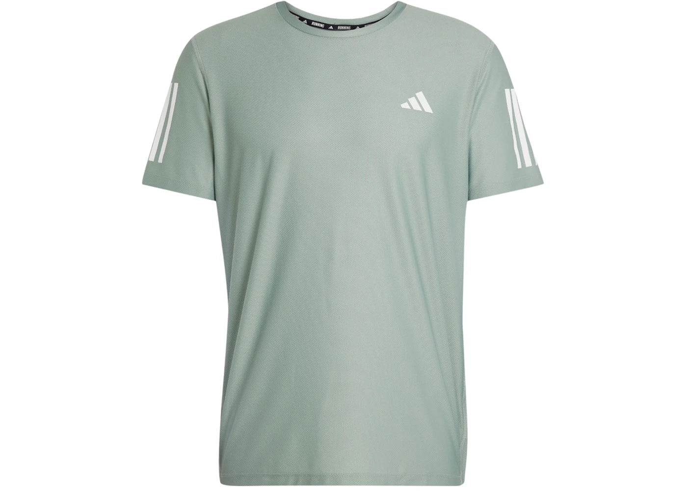 adidas Own The Run Tee Silver Green - vue secondaire A