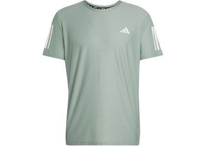 adidas Own The Run Tee Silver Green - product view 2