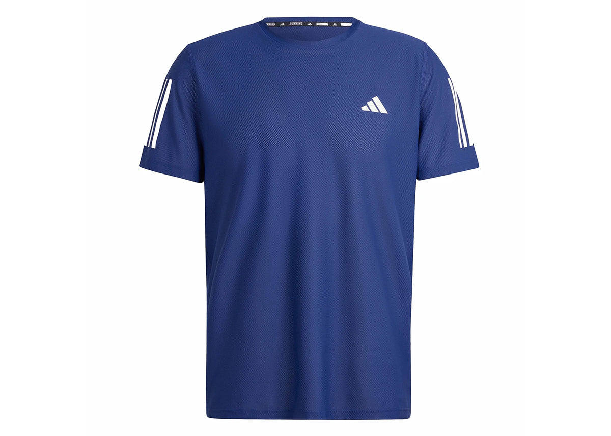 adidas Own the Run Tee Dark Blue - vue secondaire A