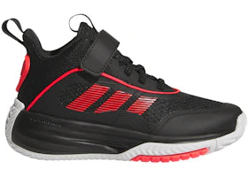adidas Ownthegame 3.0 Black Lucid Red (GS) - vue 360