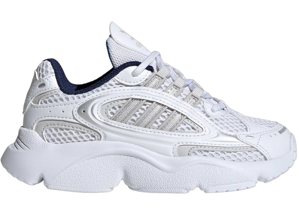adidas Ozmillen Cloud White Grey Bright Blue (PS) - vue secondaire A