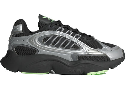 adidas Ozmillen Core Black Carbon Green Spark (Women's) - sneakers view 2