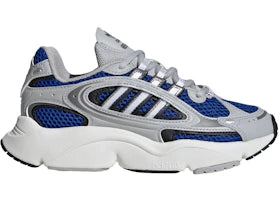 adidas Ozmillen Grey Core Black Royal Blue (GS) - authentic adidas sneakers