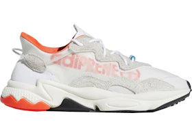 adidas Ozweego Big Logo White Solar Red - authentic adidas sneakers