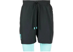 adidas Paris 2N1 7 Inch Shorts Black