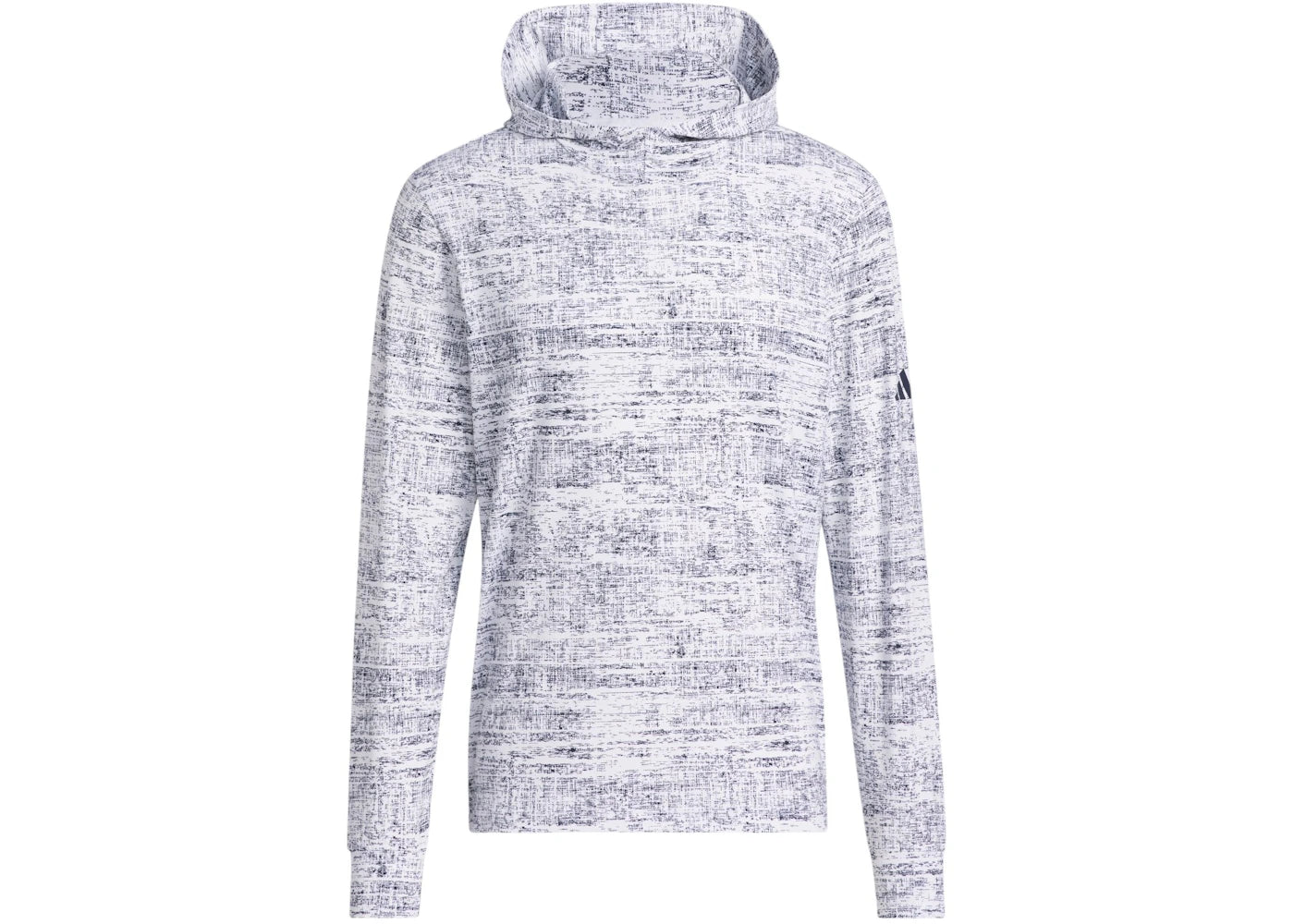 adidas Performance Printed Lightweight Hoodie White Collegiate Navy - vue 360